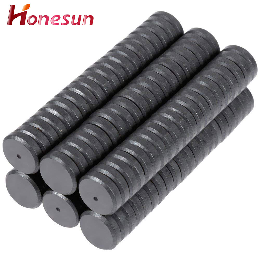 Round Industrial Magnets Disc Ferrite Magnets