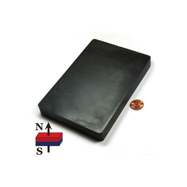 Grade C8 Strong Block Ferrite Magnet Custom Factory Different Size Tool Available Ceramic Black Various Shapes Magnet