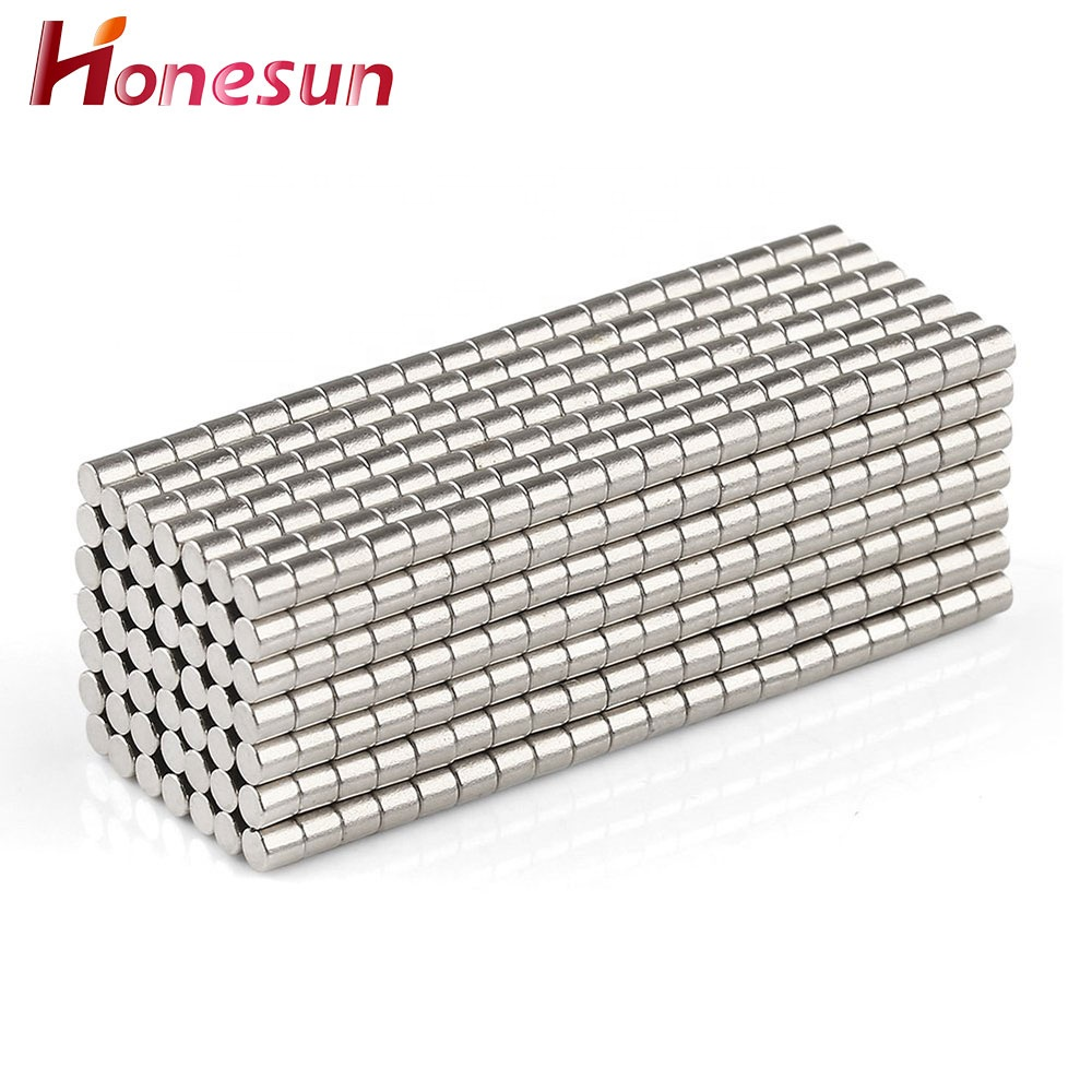 N35 N42 N45 N52 Button Magnets Strong Neodymium Cylinder Magnets Round Rare Earth Magnets