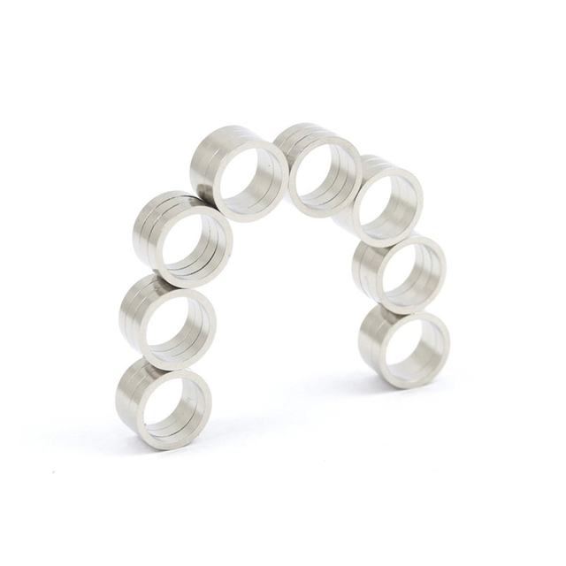 Custom Strong Magnetic Rare Earth Magnet Thin Round Ring N52 Neodymium Magnets